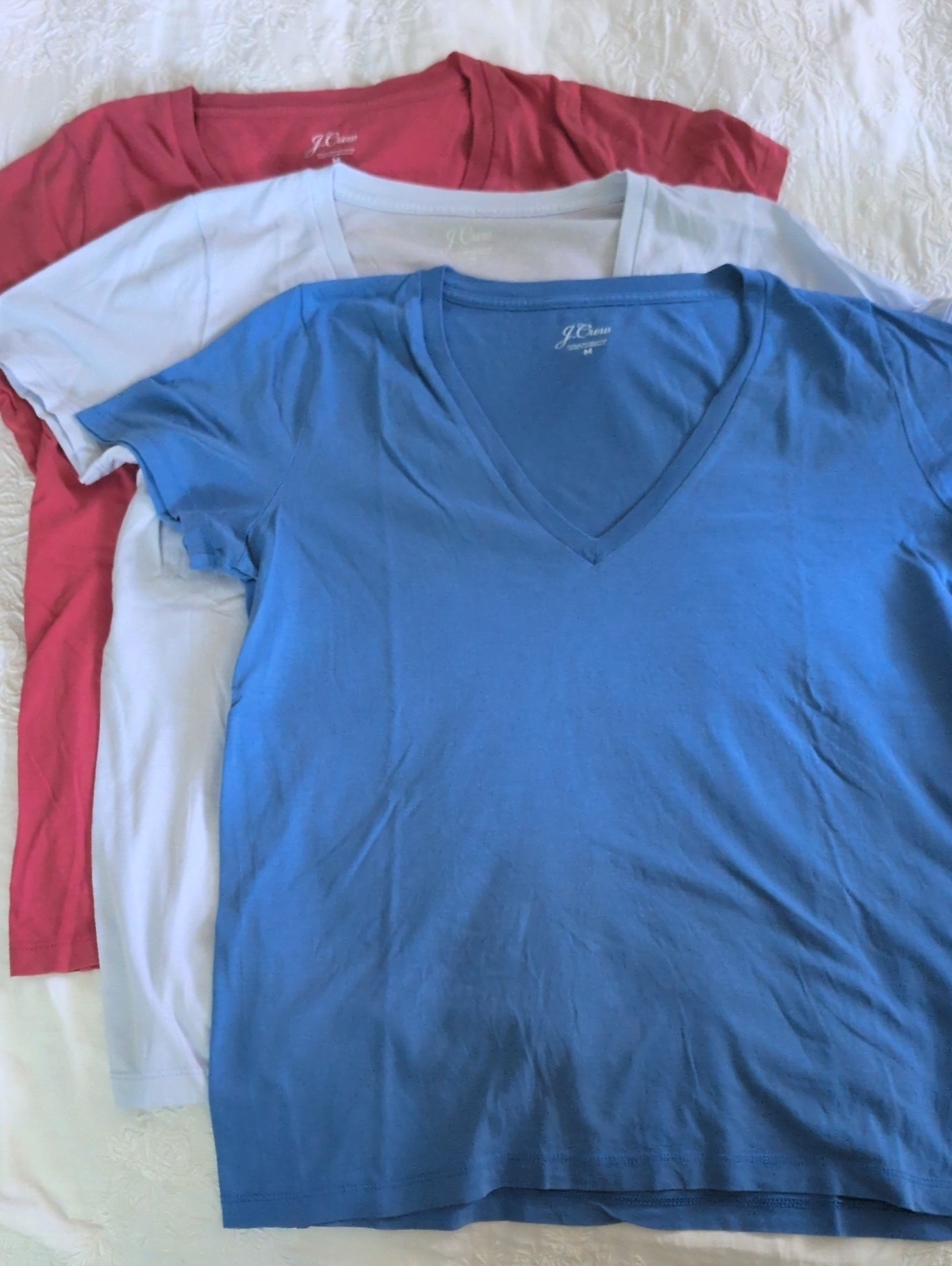J. Crew Bundle Of 3 Supima Cotton SS T-shirts